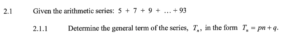 dbe 2025 mayjune:mathematics p1 page 4 2.1.1